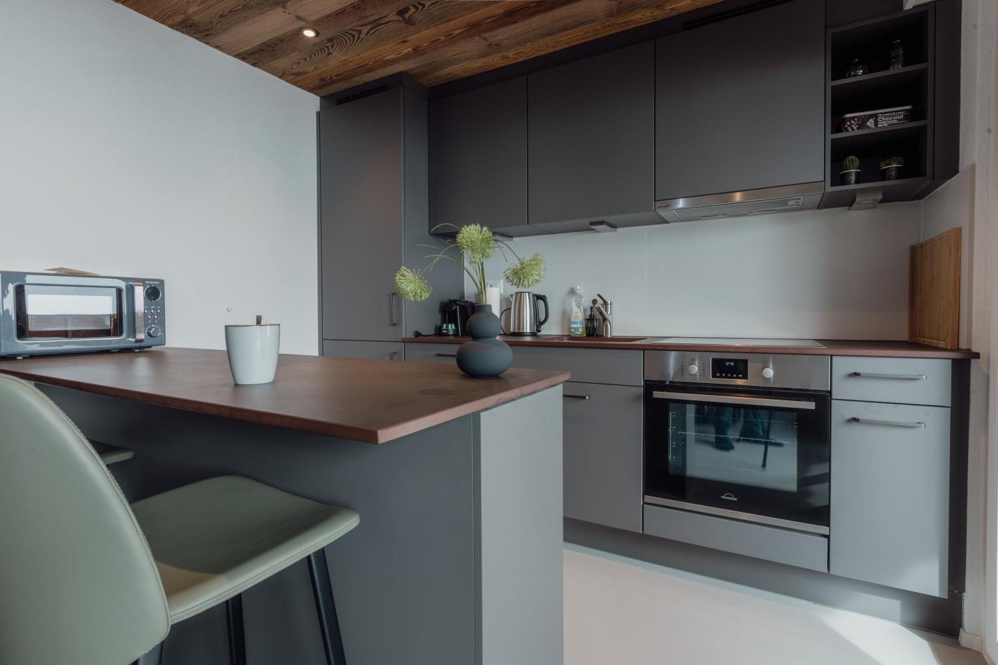 Magnifique Appartement Proche Du Centre Crans-Montana Exteriör bild